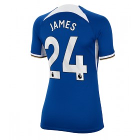 Chelsea Reece James #24 Hemmakläder Dam 2023-24 Kortärmad